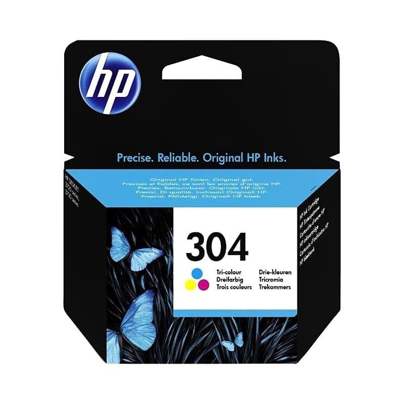 Rašalo kasetė HP 304, trijų spalvų цена и информация | Kasetės rašaliniams spausdintuvams | pigu.lt
