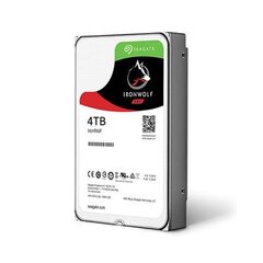 Seagate NAS HDD IronWolf 4TB 5900 RPM, 3.5 &quot;, HDD, 64 MB, Serial ATA III kaina ir informacija | Vidiniai kietieji diskai (HDD, SSD, Hybrid) | pigu.lt