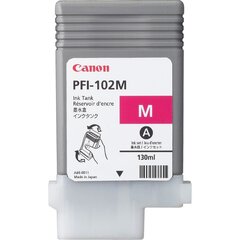 Rašalas Canon PFI102M magenta dye | 130ml |LP17/ LP24/ iPF500/ iPF6X0/iPF7X0 kaina ir informacija | Kasetės rašaliniams spausdintuvams | pigu.lt