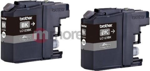Brother LC123BKBP2 цена и информация | Kasetės rašaliniams spausdintuvams | pigu.lt