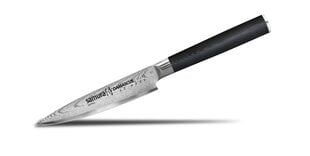 Универсальный кухонный нож Samura DAMASCUS 125 мм из AUS 10 Дамасской стали 61 HRC (67-слойный) цена и информация | Ножи и аксессуары для них | pigu.lt