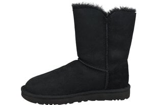 Ботинки женские UGG Bailey button II, черные цена и информация | Женские сапоги | pigu.lt