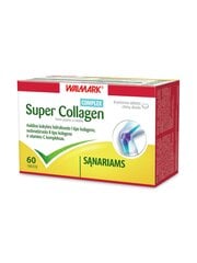 Maisto papildas tabletės Super Collagen Complex, 60 tablečių kaina ir informacija | Vitaminai, maisto papildai, preparatai gerai savijautai | pigu.lt