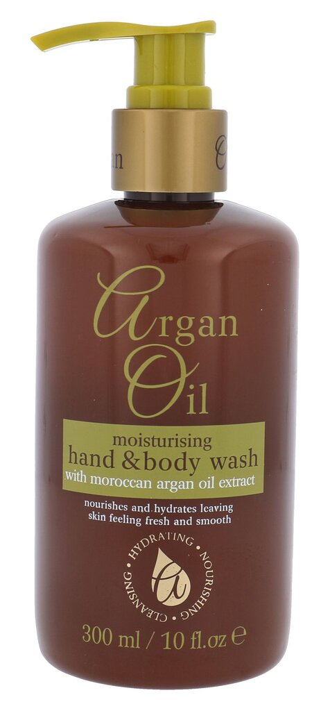 Rankų ir kūno prausiklis Xpel Argan Oil Moisturising, 300 ml kaina ir informacija | Dušo želė, aliejai | pigu.lt