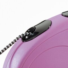 Flexi automatinis pavadėlis New Classic S, rožinis, 8 m kaina ir informacija | Pavadėliai šunims | pigu.lt