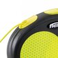 Flexi automatinis pavadėlis Neon New Classic M, geltonas, 5 m kaina ir informacija | Pavadėliai šunims | pigu.lt