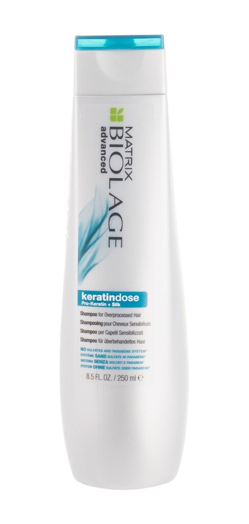 Šampūnas su keratinu Matrix Biolage Advanced KeratinDose 250 ml kaina ir informacija | Šampūnai | pigu.lt