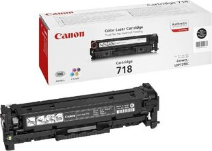 Оригинальный тонер Canon 718 Black 3400 lk цена и информация | Картриджи для лазерных принтеров | pigu.lt