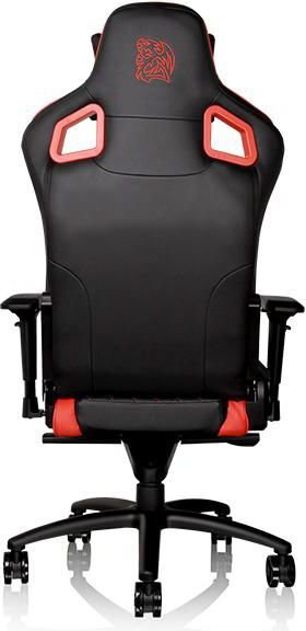 Žaidimų kėdė Thermaltake GTF 100, juoda/raudona kaina ir informacija | Biuro kėdės | pigu.lt