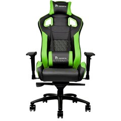 Žaidimų kėdė Thermaltake GT-Fit, juoda/žalia kaina ir informacija | Biuro kėdės | pigu.lt