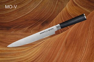 Универсальный кухонный нож для нарезки Samura MO-V 9.0"/230 мм из AUS 8 из японской стали 59 HRC цена и информация | Ножи и аксессуары для них | pigu.lt