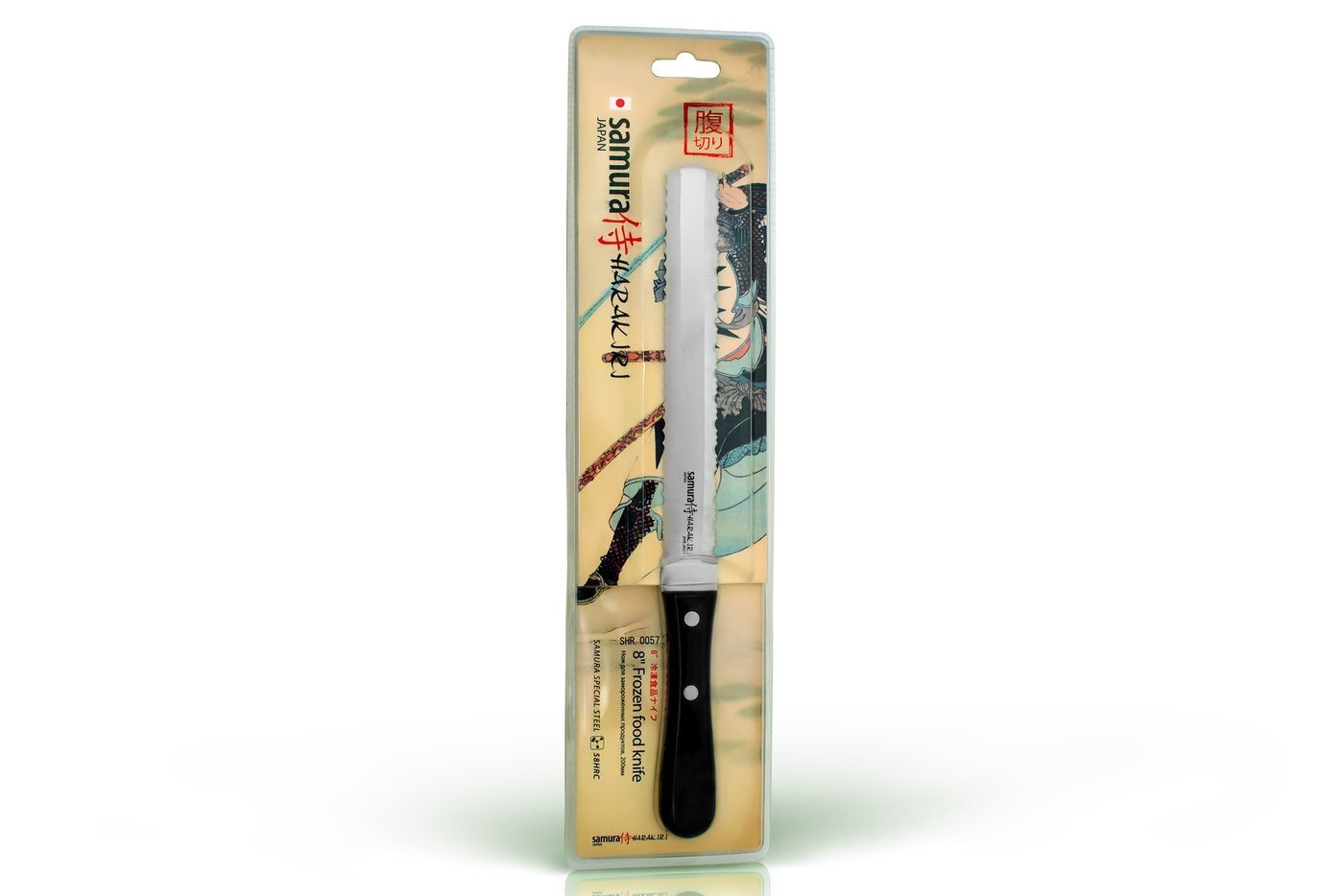 Samura Harakiri peilis duonai ir šaldytiems produktams, 18 cm kaina ir informacija | Peiliai ir jų priedai | pigu.lt
