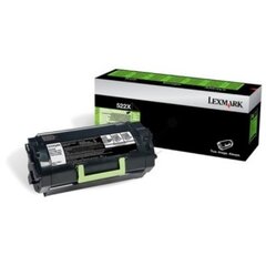 Lazerinė kasetė Lexmark 522X (52D2X00) Return, juoda kaina ir informacija | Kasetės lazeriniams spausdintuvams | pigu.lt