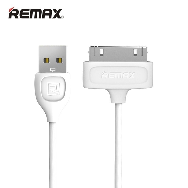 Kabelis Remax Apple 30 - USB 1M, Baltas kaina ir informacija | Laidai telefonams | pigu.lt