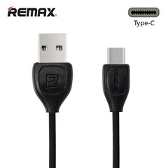 USB kabelis Remax RC-050a Lesu Type-C juodas 1.0m kaina ir informacija | Laidai telefonams | pigu.lt