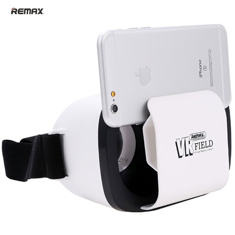 Remax RT-VM02 3D Universal 3.5-6" Smartphone Virtual Reality VR Glasses with Easy and Smart Fix White kaina ir informacija | Išmanioji technika ir priedai | pigu.lt