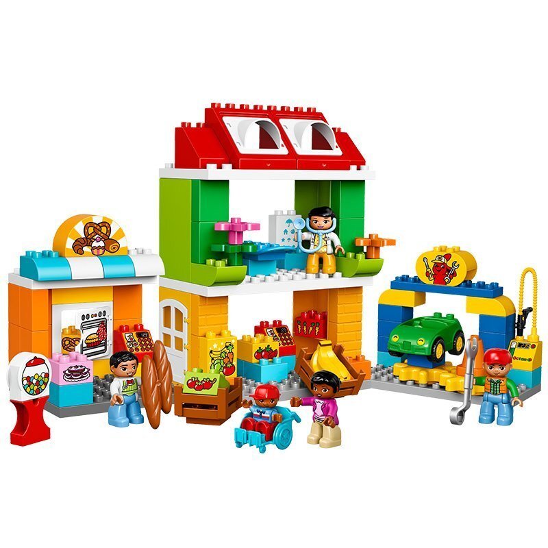 10836 LEGO® DUPLO Miesto aikštė kaina ir informacija | Konstruktoriai ir kaladėlės | pigu.lt