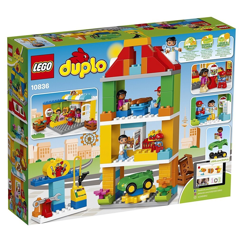 10836 LEGO® DUPLO Miesto aikštė kaina ir informacija | Konstruktoriai ir kaladėlės | pigu.lt