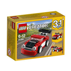 31055 LEGO® Creator Raudonoji lenktyninė mašina, 72 d. kaina ir informacija | Konstruktoriai ir kaladėlės | pigu.lt