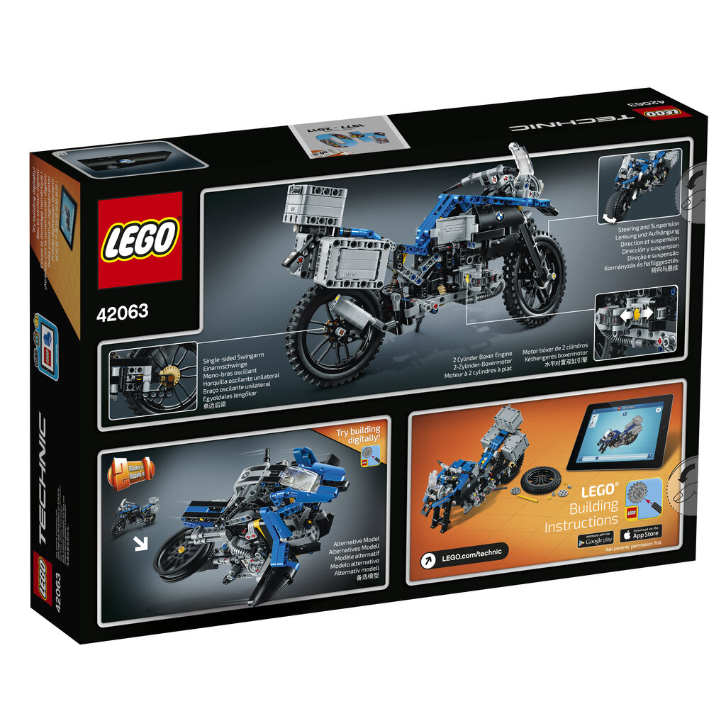 42063 LEGO® Technic BMW R 1200 GS цена и информация | Konstruktoriai ir kaladėlės | pigu.lt