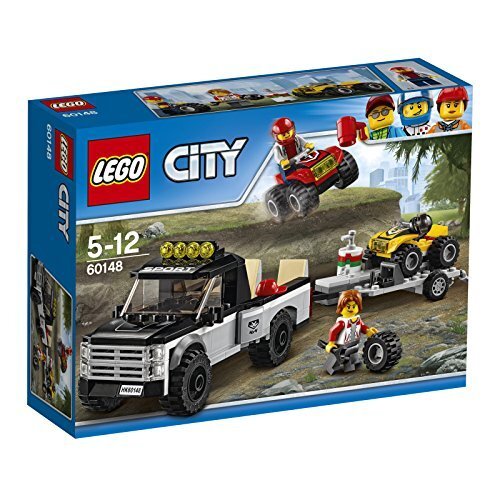 60148 LEGO® CITY Keturračių lenktynių komanda kaina ir informacija | Konstruktoriai ir kaladėlės | pigu.lt