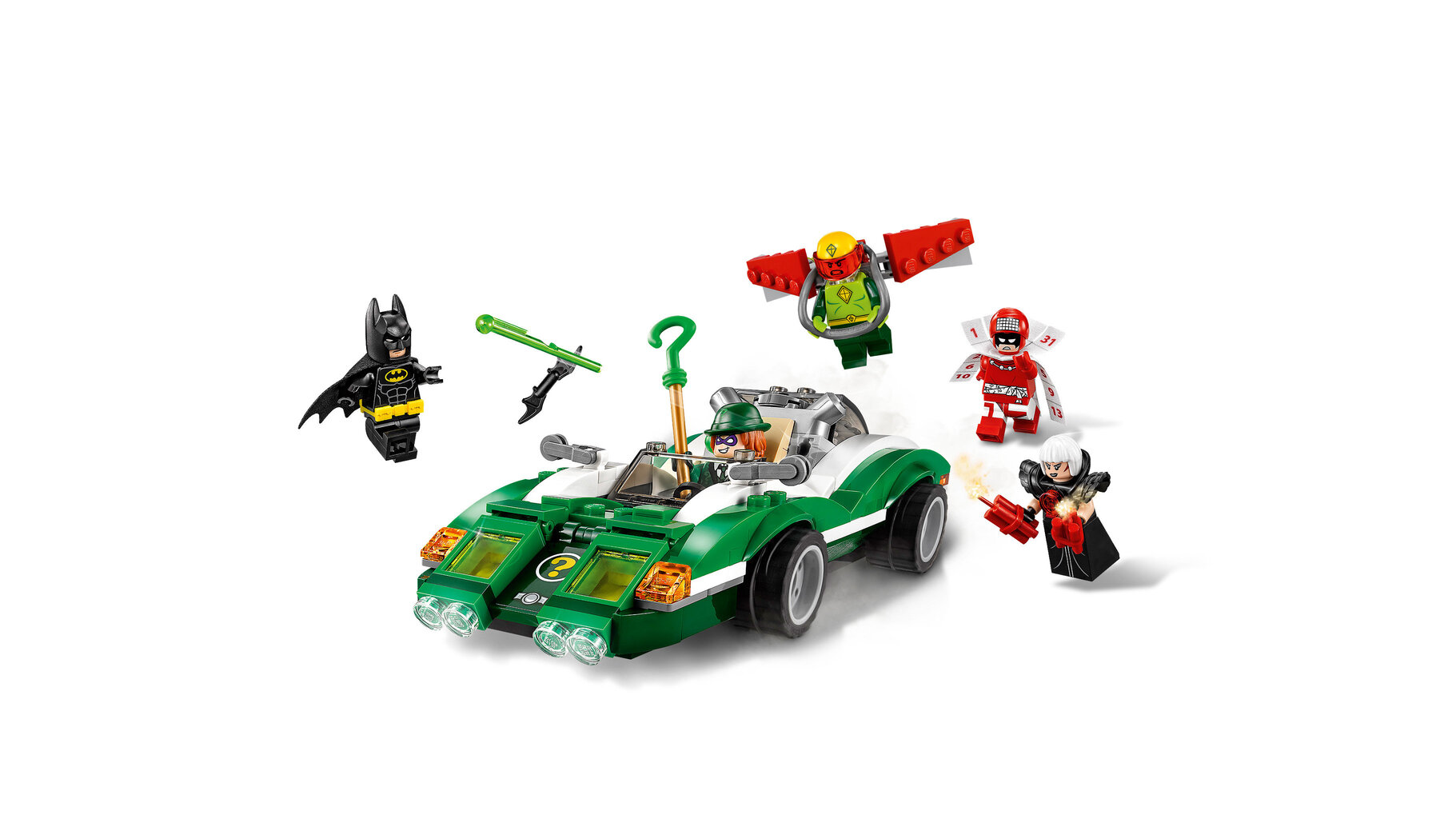 70903 LEGO® Super Heroes Lenktyninis mįslių automobilis kaina ir informacija | Konstruktoriai ir kaladėlės | pigu.lt