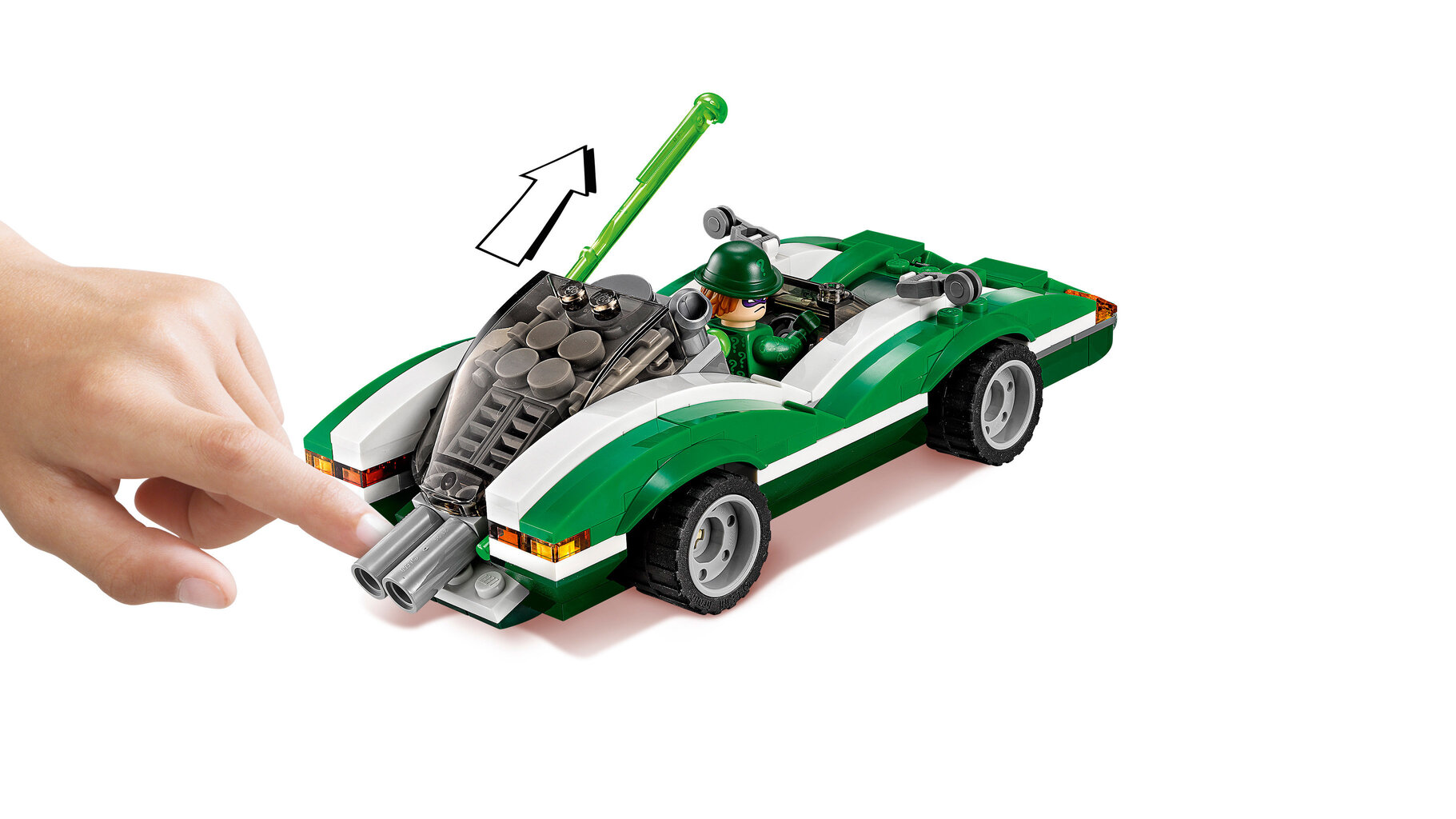 70903 LEGO® Super Heroes Lenktyninis mįslių automobilis kaina ir informacija | Konstruktoriai ir kaladėlės | pigu.lt