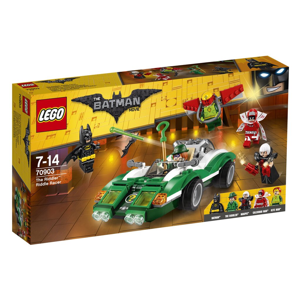 Конструктор LEGO® BATMAN MOVIE The Riddler Riddle Racer 70903 цена | pigu.lt