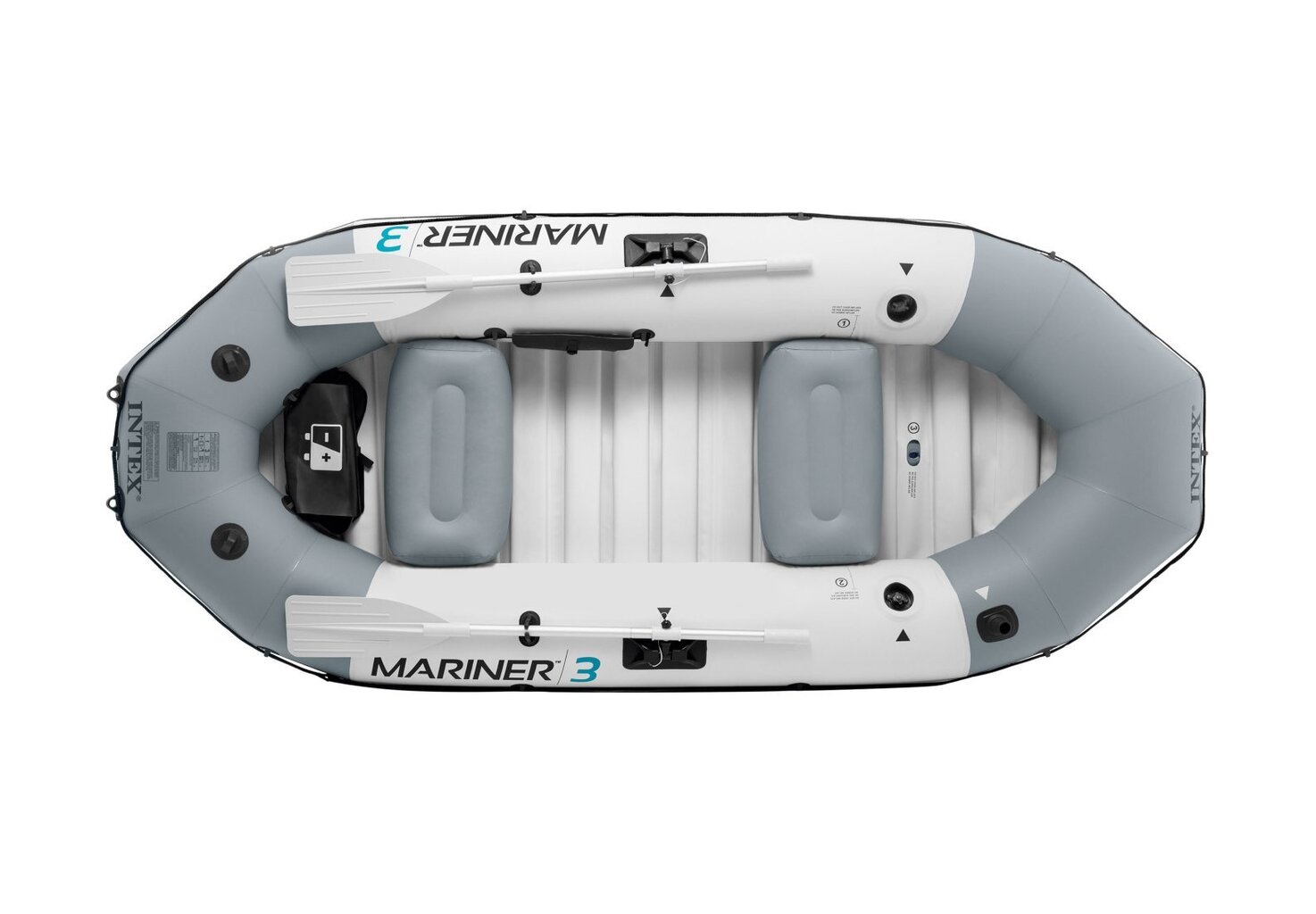 Pripučiama valtis Intex Mariner 3, 297x127x46 cm цена и информация | Valtys ir baidarės | pigu.lt