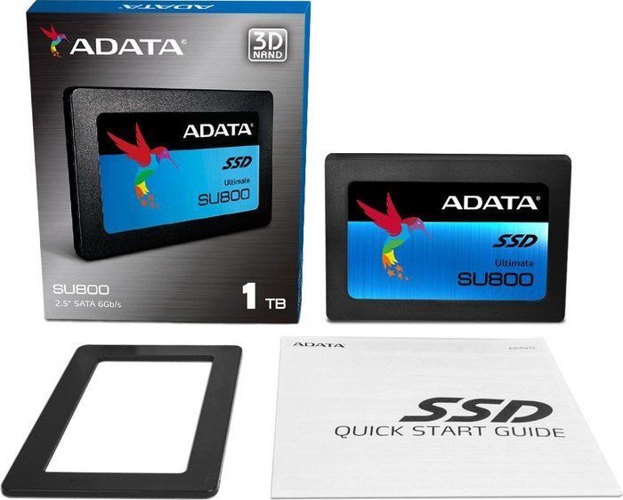 ADATA 1TB 2,5" SATA SSD Ultimate SU800 цена и информация | Vidiniai kietieji diskai (HDD, SSD, Hybrid) | pigu.lt