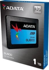 ADATA 1TB 2,5" SATA SSD Ultimate SU800 цена и информация | Внутренние жёсткие диски (HDD, SSD, Hybrid) | pigu.lt