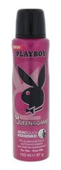 Purškiamas dezodorantas Playboy Queen of the Game moterims, 150 ml kaina ir informacija | Playboy Asmens higienai | pigu.lt