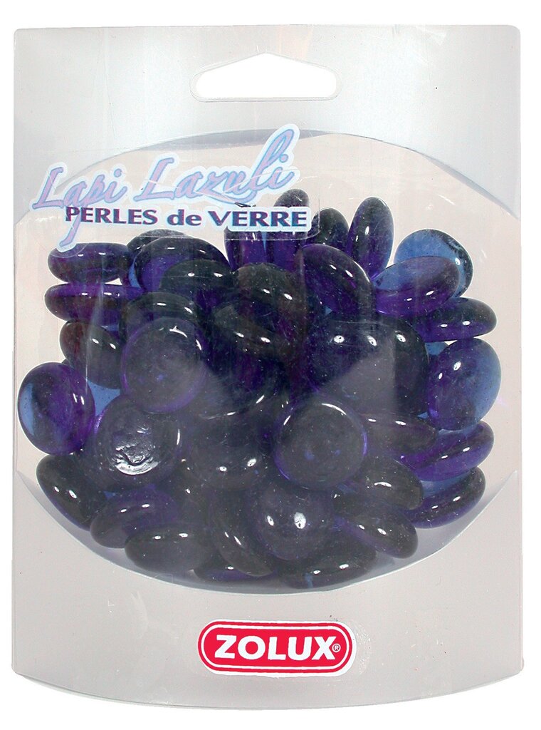 Zolux stikliniai akmenukai akvariumui, violetiniai kaina ir informacija | Akvariumo augalai, dekoracijos | pigu.lt