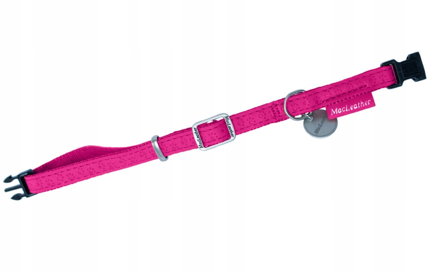 Antkaklis šunims Zolux Mac Leather, 20 mm, rožinis kaina ir informacija | Antkakliai, petnešos šunims | pigu.lt