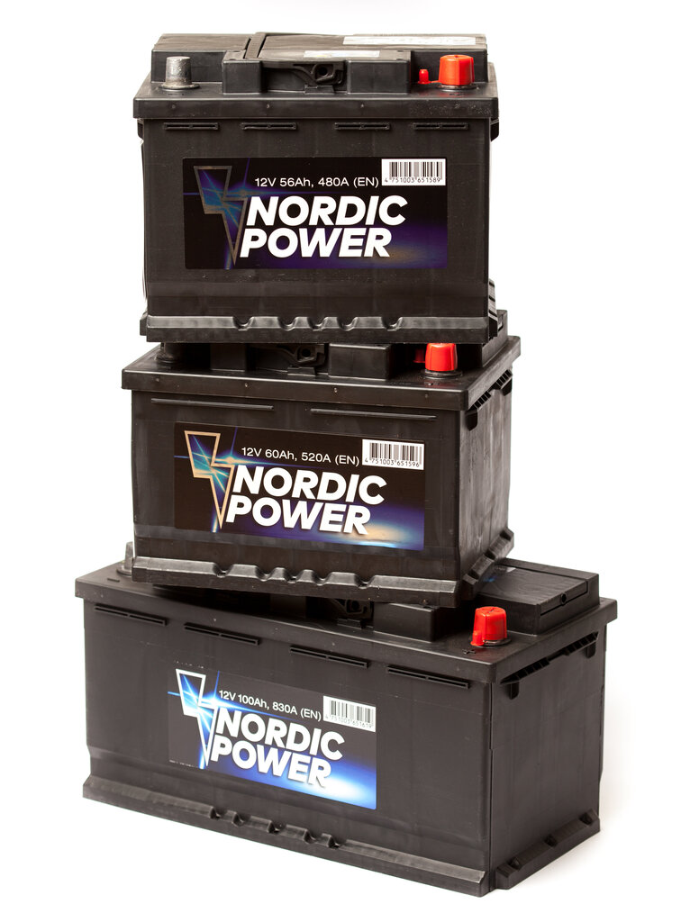 Akumuliatorius Nordic Power 56Ah 480A kaina ir informacija | Akumuliatoriai | pigu.lt