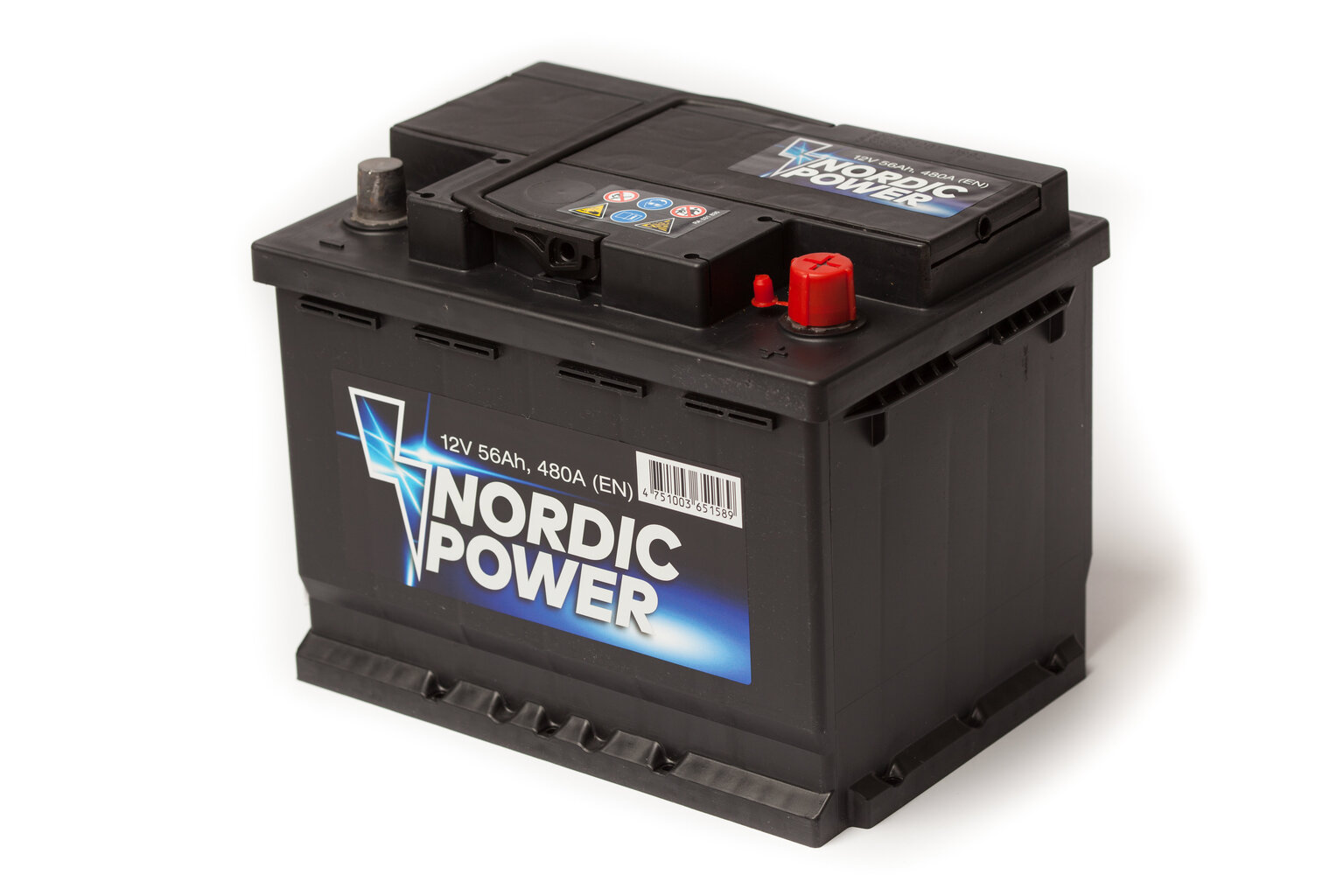 Akumuliatorius Nordic Power 56Ah 480A kaina ir informacija | Akumuliatoriai | pigu.lt