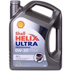 SHELL Helix Ultra Pro AV-L 0W30 VAG 5L  цена и информация | Моторные масла | pigu.lt