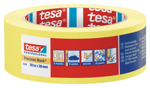 Малярная лента tesa Precision для точных работ 50мx38мм цена и информация | Tesa Краски, клей, грунт | pigu.lt
