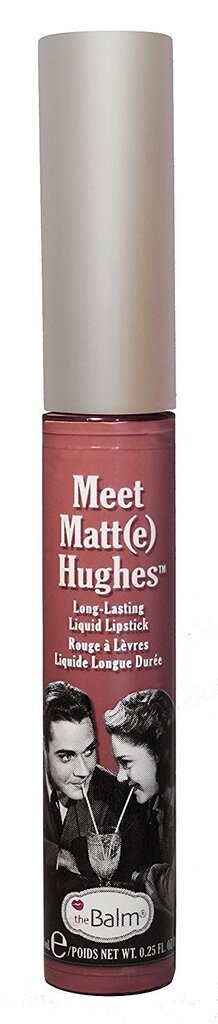 Ilgai išliekantys lūpų dažai TheBalm Meet Matt(e) Hughes, 7.4 ml kaina ir informacija | Lūpų dažai, blizgiai, balzamai, vazelinai | pigu.lt