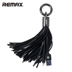 Брелок для ключей-кабель для данных и заряда Remax RC-053m микро USB, черный цена и информация | Кабели для телефонов | pigu.lt