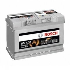 Аккумулятор Bosch S5A08 AGM 70AH 760A цена и информация | Аккумуляторы | pigu.lt