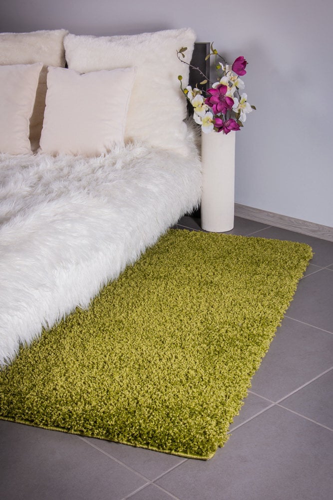 Kilimas Shaggy Green, 80 x 150 cm цена и информация | Kilimai | pigu.lt