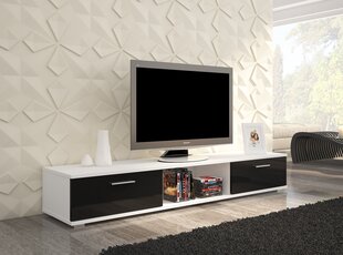 TV staliukas Sella, baltas/juodas kaina ir informacija | TV staliukai | pigu.lt