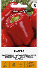 Перец Trapez цена и информация | Семена овощей, ягод | pigu.lt