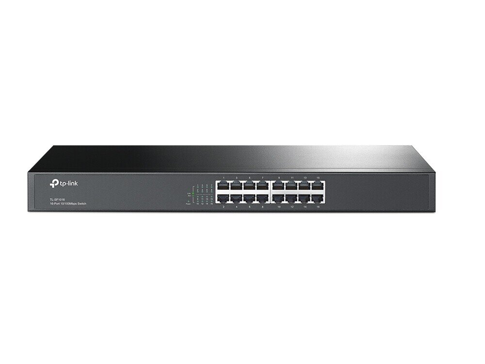 TP-LINK Switch TL-SF1016 Unmanaged kaina ir informacija | Maršrutizatoriai (routeriai) | pigu.lt