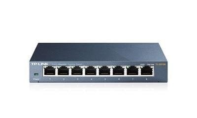 Net Switch 8PORT 1000M/TL-SG108 TP-LINK kaina ir informacija | Komutatoriai (Switch) | pigu.lt