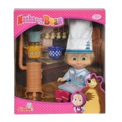 Кукла с плитой SIMBA Маша и медведь, 109301987 цена и информация | Игрушки для девочек | pigu.lt