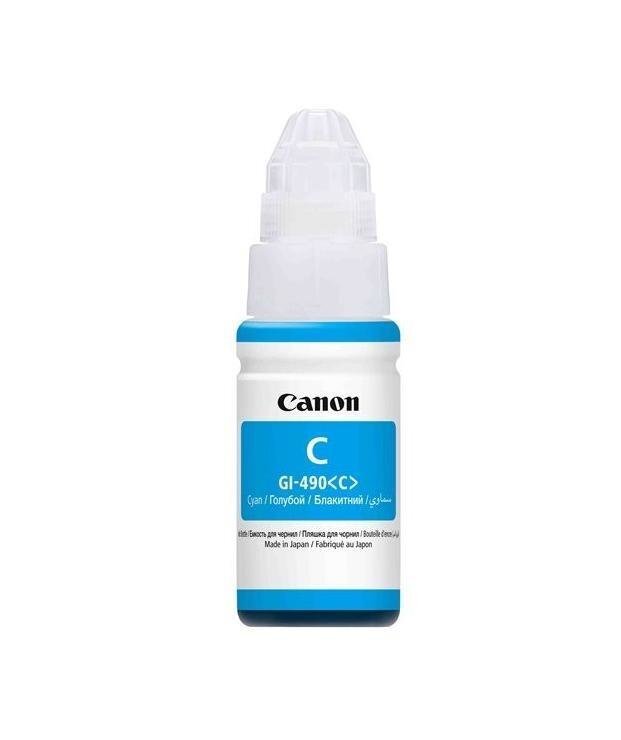 Ink bottle Canon GI-490 cyan | 70 ml kaina ir informacija | Kasetės rašaliniams spausdintuvams | pigu.lt