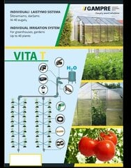 Vita T Система полива для резервуара цена и информация | Теплицы | pigu.lt