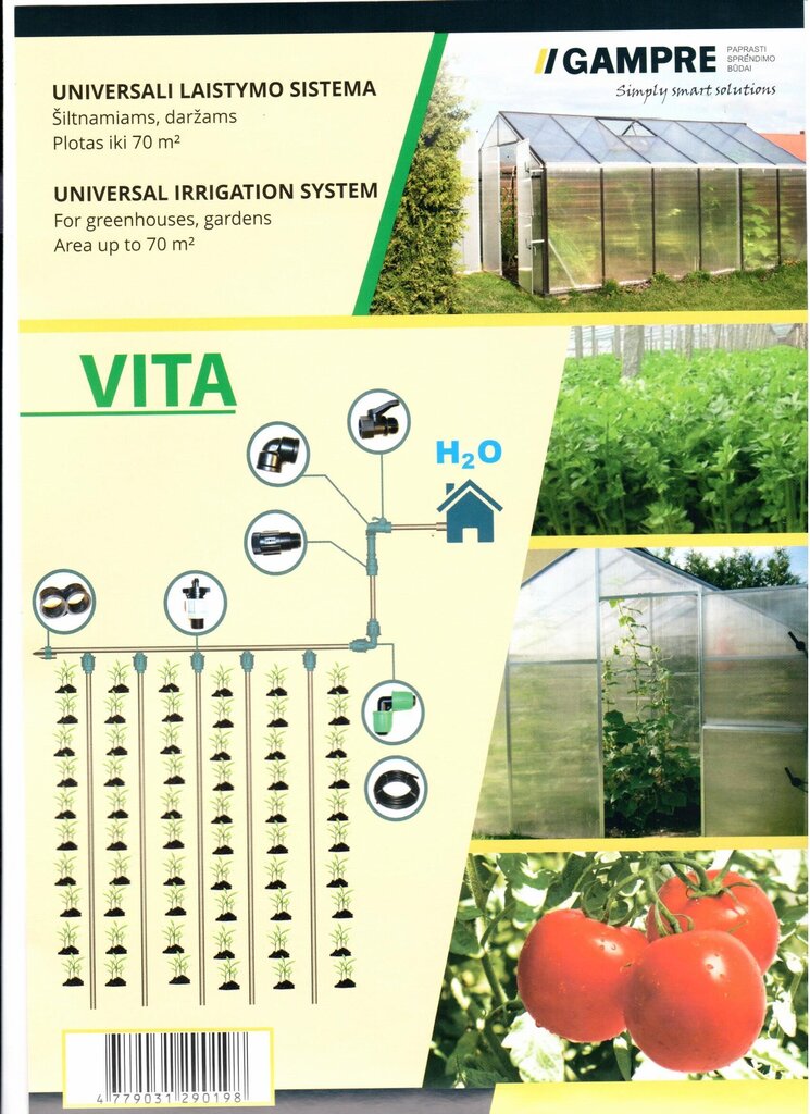 Vita Universali laistymo sistema vandentiekio kaina ir informacija | Šiltnamiai | pigu.lt